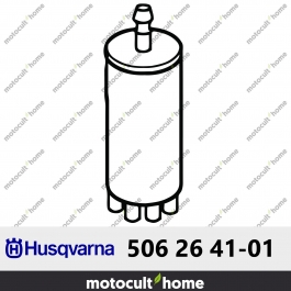 Filtre à essence Husqvarna 506264101 ( 5062641-01 / 506 26 41-01 )