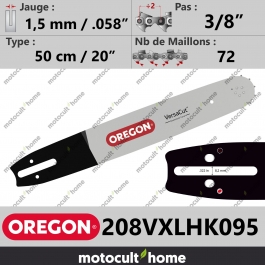 Guide de tronçonneuse Oregon 208VXLHK095 VersaCut 50 cm 3/8