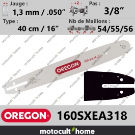 Guide de tronçonneuse Oregon 160SXEA318 AdvanceCut 40 cm 3/8