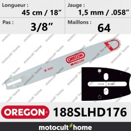 Guide de tronçonneuse Oregon 188SLHD176 Pro-Lite 45 cm