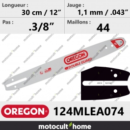 Guide de tronçonneuse Oregon 124MLEA074 Double-Guard 30 cm