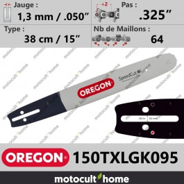 Guide de tronçonneuse Oregon 150TXLGK095 SpeedCut 38 cm .325
