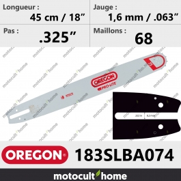 Guide de tronçonneuse Oregon 183SLBA074 Pro-Lite 45 cm