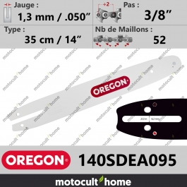 Guide de tronçonneuse Oregon 140SDEA095 Single Rivet 35 cm 3/8