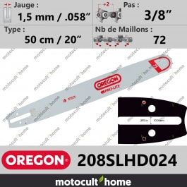 Guide de tronçonneuse Oregon 208SLHD024 Pro-Lite 50 cm 3/8