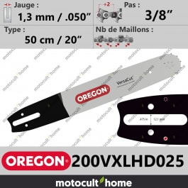Guide de tronçonneuse Oregon 200VXLHD025 VersaCut 50 cm 3/8