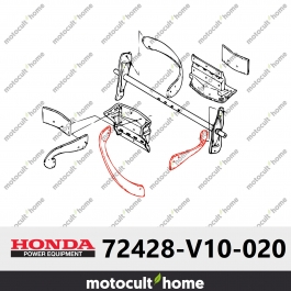 Caoutchouc de ramasseuse gauche Honda 72428V10020 (72428-V10-020)