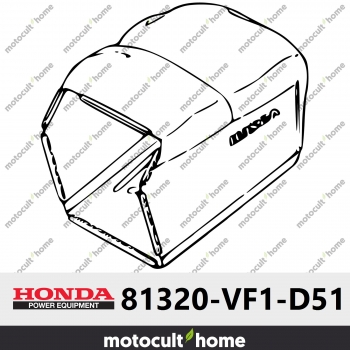 Tissu du bac de ramassage Honda 81320VF1D51 (81320-VF1-D51 )-30
