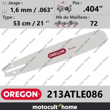 Guide de tronçonneuse Oregon 213ATLE086 DuraCut 53 cm .404"-30