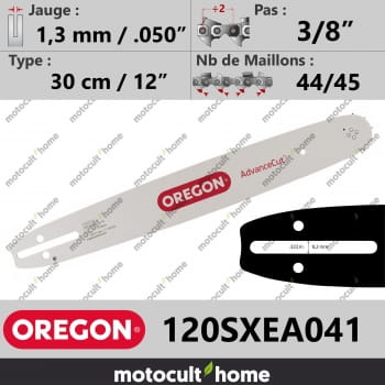 Guide de tronçonneuse Oregon 120SXEA041 AdvanceCut 30 cm 3/8"-30