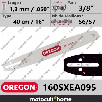 Guide de tronçonneuse Oregon 160SXEA095 AdvanceCut SX 40 cm 3/8"-30