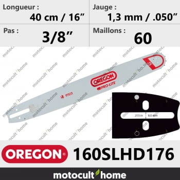 Guide de tronçonneuse Oregon 160SLHD176 Pro-Lite 40 cm-30