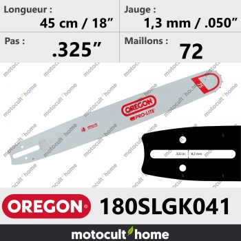 Guide de tronçonneuse Oregon 180SLGK041 Pro-Lite 45 cm-30