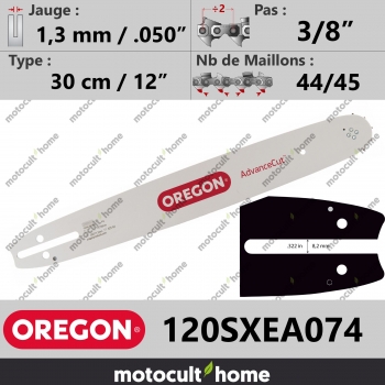 Guide de tronçonneuse Oregon 120SXEA074 AdvanceCut 30 cm 3/8"-30