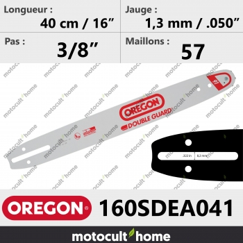 Guide de tronçonneuse Oregon 160SDEA041 Double-Guard 40 cm-30