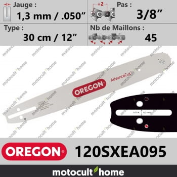 Guide de tronçonneuse Oregon 120SXEA095 AdvanceCut 30 cm 3/8"-30