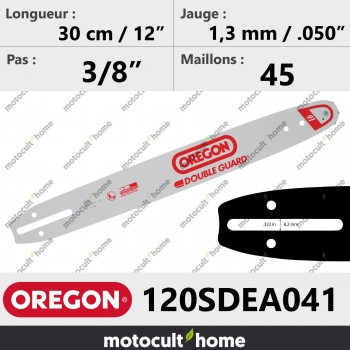 Guide de tronçonneuse Oregon 120SDEA041 Double-Guard 30 cm-30