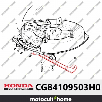 Lame de tondeuse Honda CG84109503H0-30