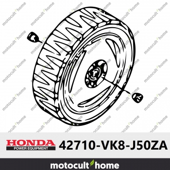 Roue arrière complète Honda 42710VK8J50ZA ( 42710-VK8-J50ZA )-30