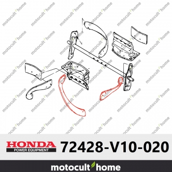 Caoutchouc de ramasseuse gauche Honda 72428V10020 (72428-V10-020)-30