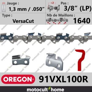 Rouleau de Chaîne de tronçonneuse Oregon 91VXL100R VersaCut 3/8" (LP) 1,3mm/.050andquot; 1640 maillons-20