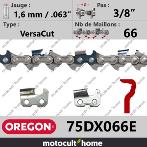 Chaîne de tronçonneuse Oregon 75DX066E VersaCut 3/8" 1,6mm/.063andquot; 66 maillons-20