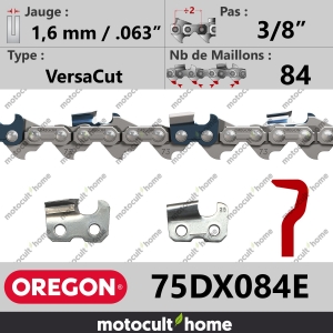 Chaîne de tronçonneuse Oregon 75DX084E VersaCut 3/8" 1,6mm/.063andquot; 84 maillons-20