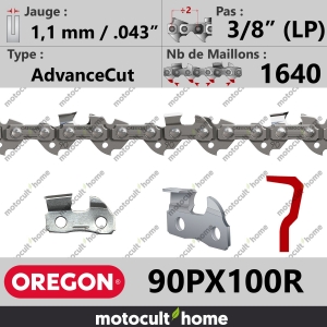 Chaîne de tronçonneuse Oregon 90PX100R AdvanceCut 3/8" (LP) 1,1mm/.043andquot; 1640 maillons-20