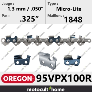 Rouleau de Chaîne de tronçonneuse Oregon 95VPX100R Micro-Lite .325" 1,3mm/.050andquot; 1848 maillons-20