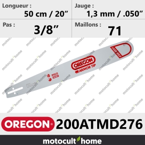 Guide de tronçonneuse Oregon 200ATMD276 Armor Tip 50 cm-20