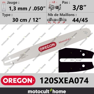 Guide de tronçonneuse Oregon 120SXEA074 AdvanceCut 30 cm 3/8"-20