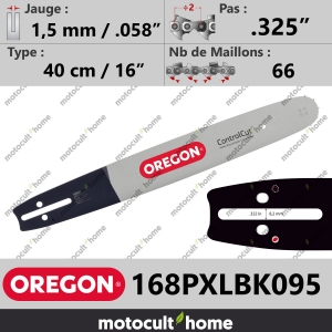 Guide de tronçonneuse Oregon 168PXLBK095 ControlCut 40 cm .325"-20