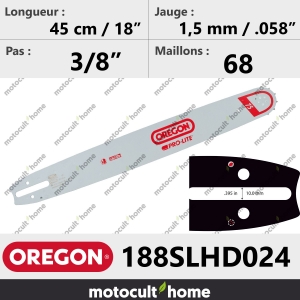 Guide de tronçonneuse Oregon 188SLHD024 Pro-Lite 45 cm-20