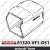 Tissu du bac de ramassage Honda 81320VF1D51 (81320-VF1-D51 )-00