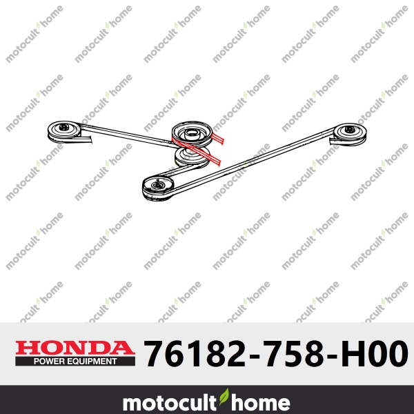 Courroie trapezoidale Honda 76182758H00 ( 76182-758-H00 )-20